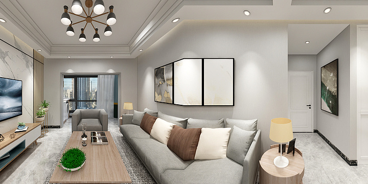 家装设计丨-融创-文旅城A16地块-H户型-装修设计方案