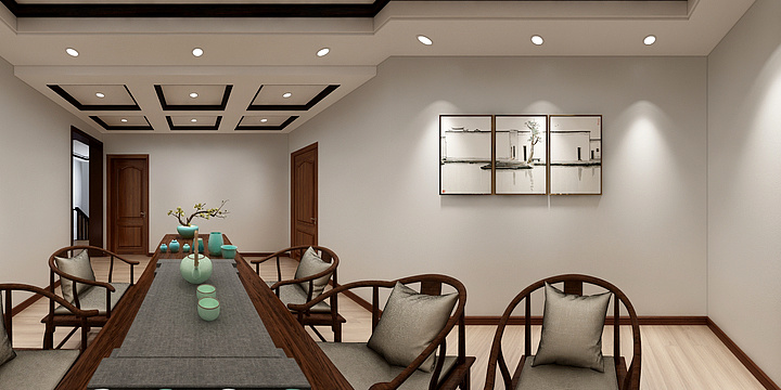 15893333629绿森林硅藻泥唐河店-康桥17号楼一楼复式-装修设计方案