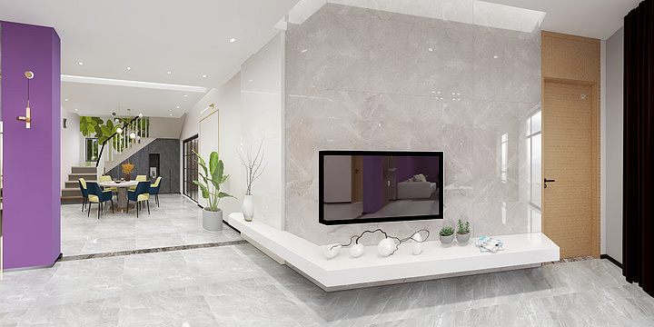 乖乖兔建筑设计室内装修-王磊-现代多彩-装修设计方案