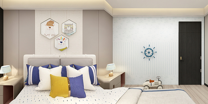 沮渠蒙逊-云梦珞珈蓝湾-现代轻奢-装修设计方案