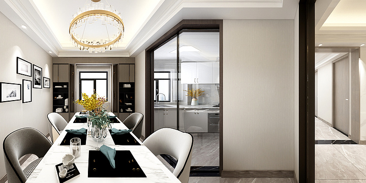 效果图有余-瑞和园89.50㎡B户型3室2厅1卫-装修设计方案