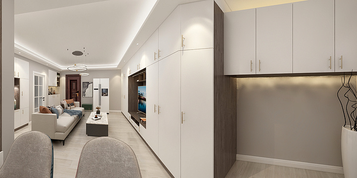 千夜丨设计-万科金域时代唐女士雅居-装修设计方案