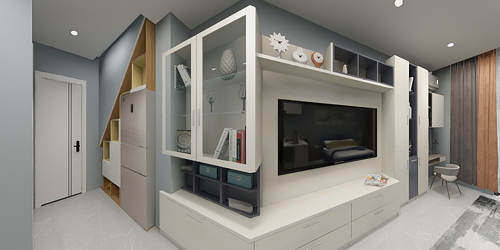 汉化补丁-保利i立方A户型双钥匙-装修设计方案