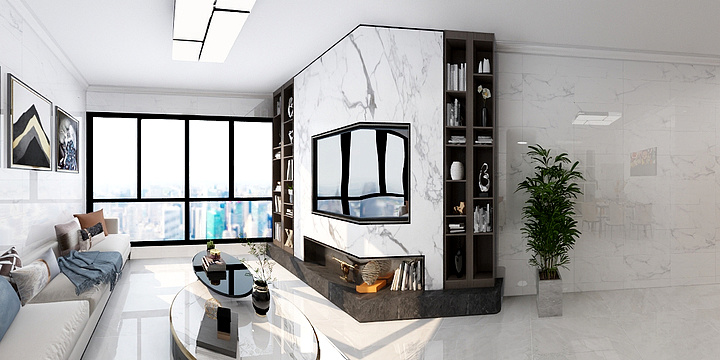 果城装饰-大塘公馆8A-装修设计方案