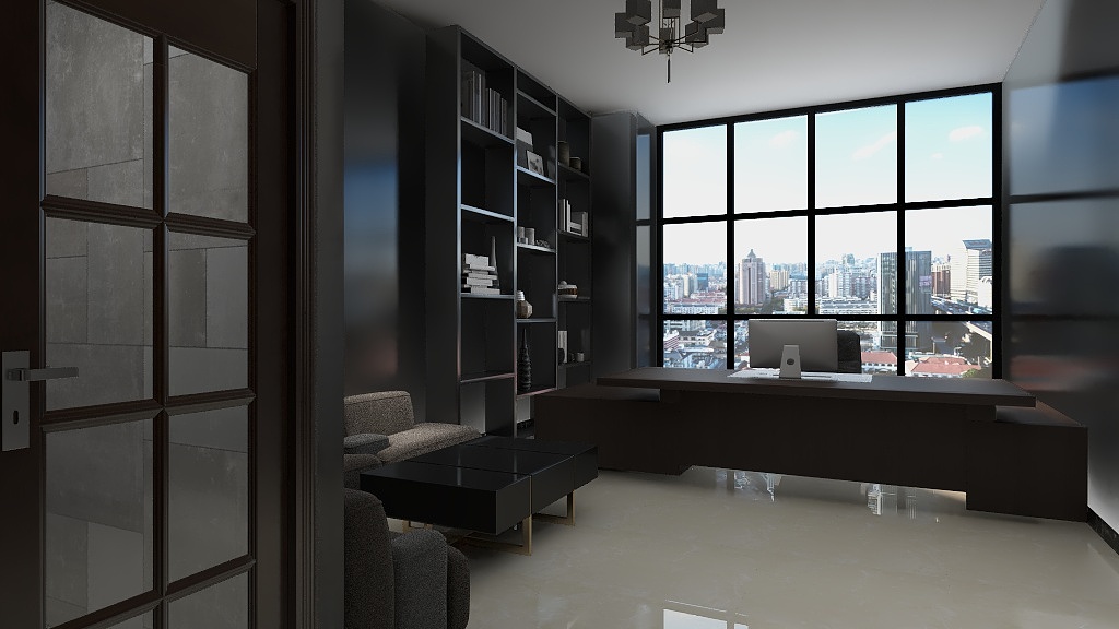 让张威想想叫什么-老板办公室-装修设计方案