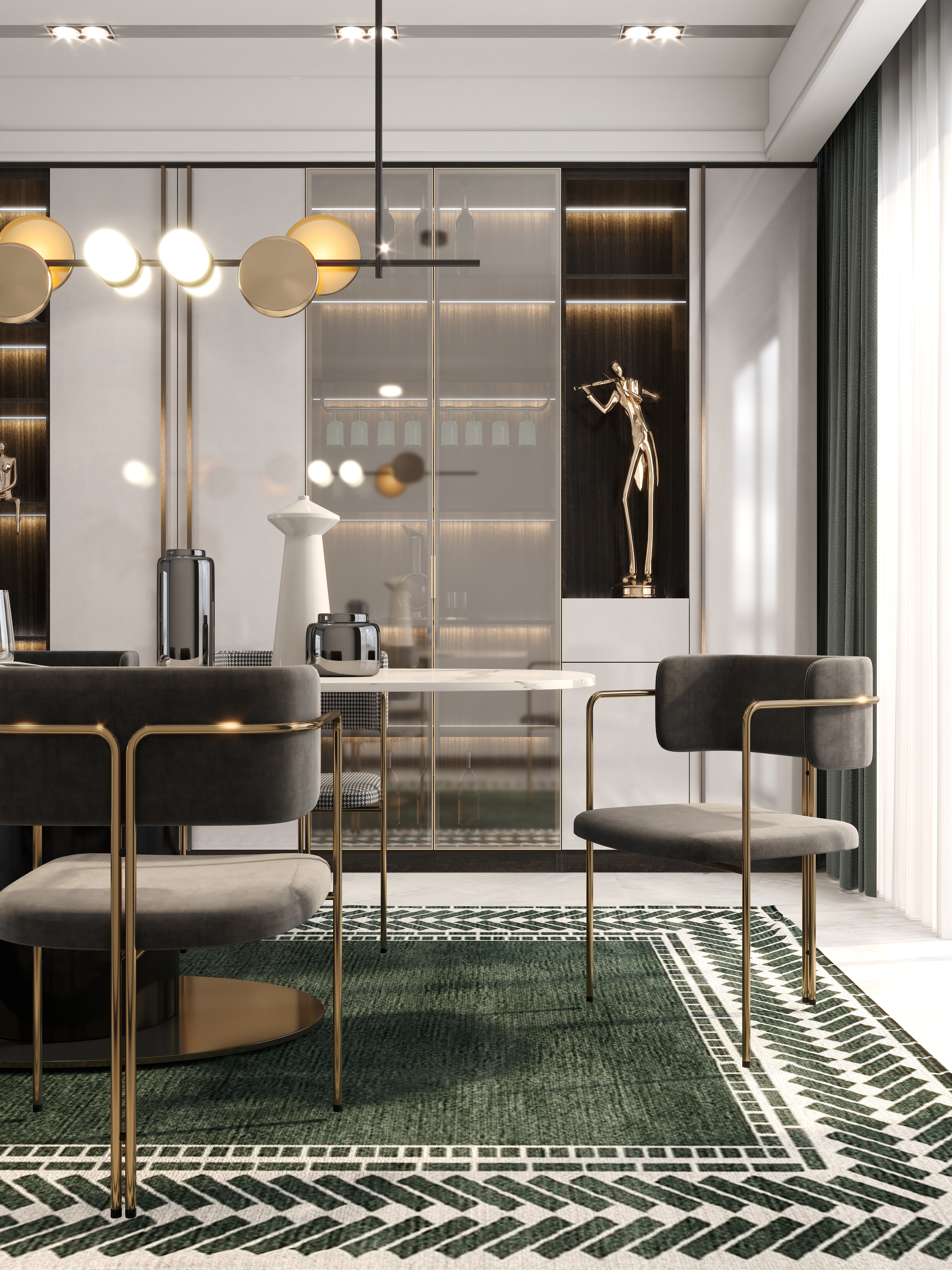 引晴-投稿-现代轻奢-装修设计方案