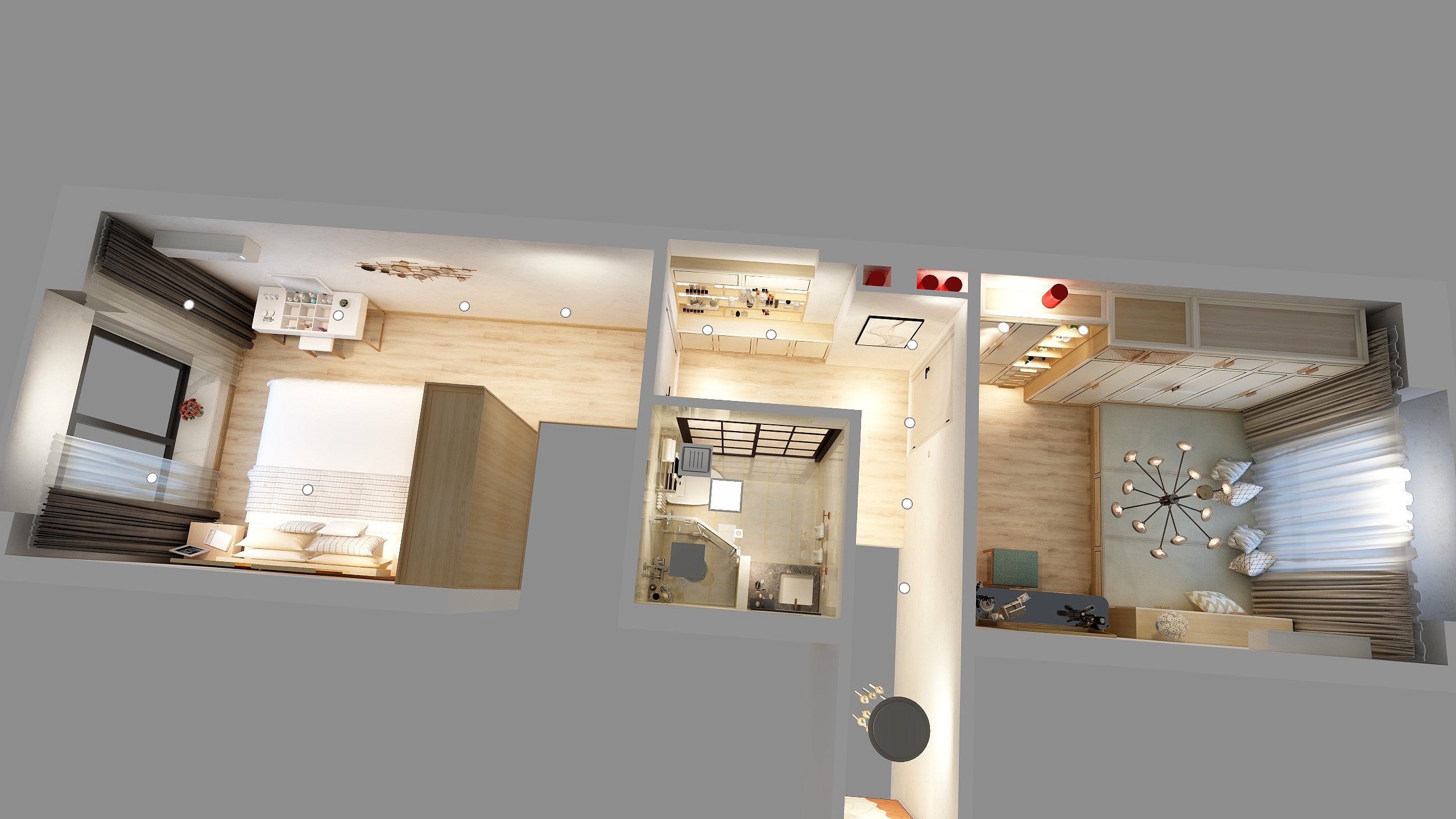 塞尚宅配-燕郊跃层设计方案改1-装修设计方案