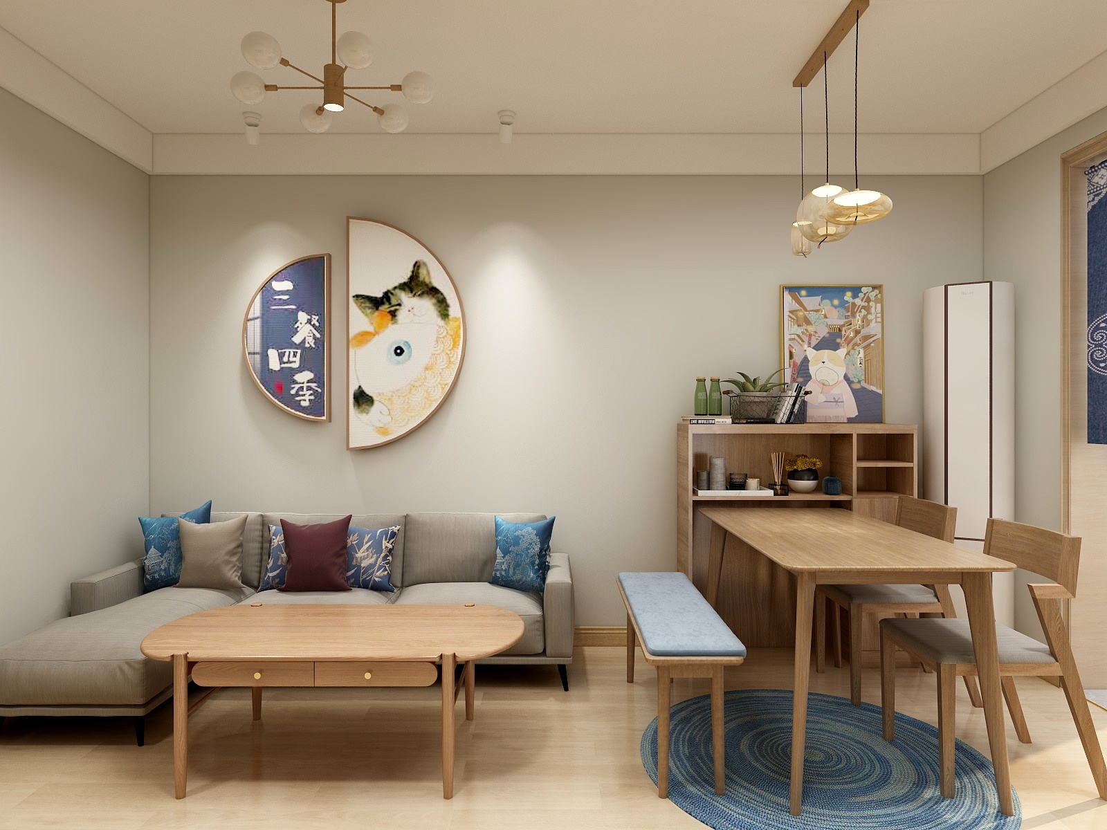 淡永明-2室日式风格老房改造-装修设计方案