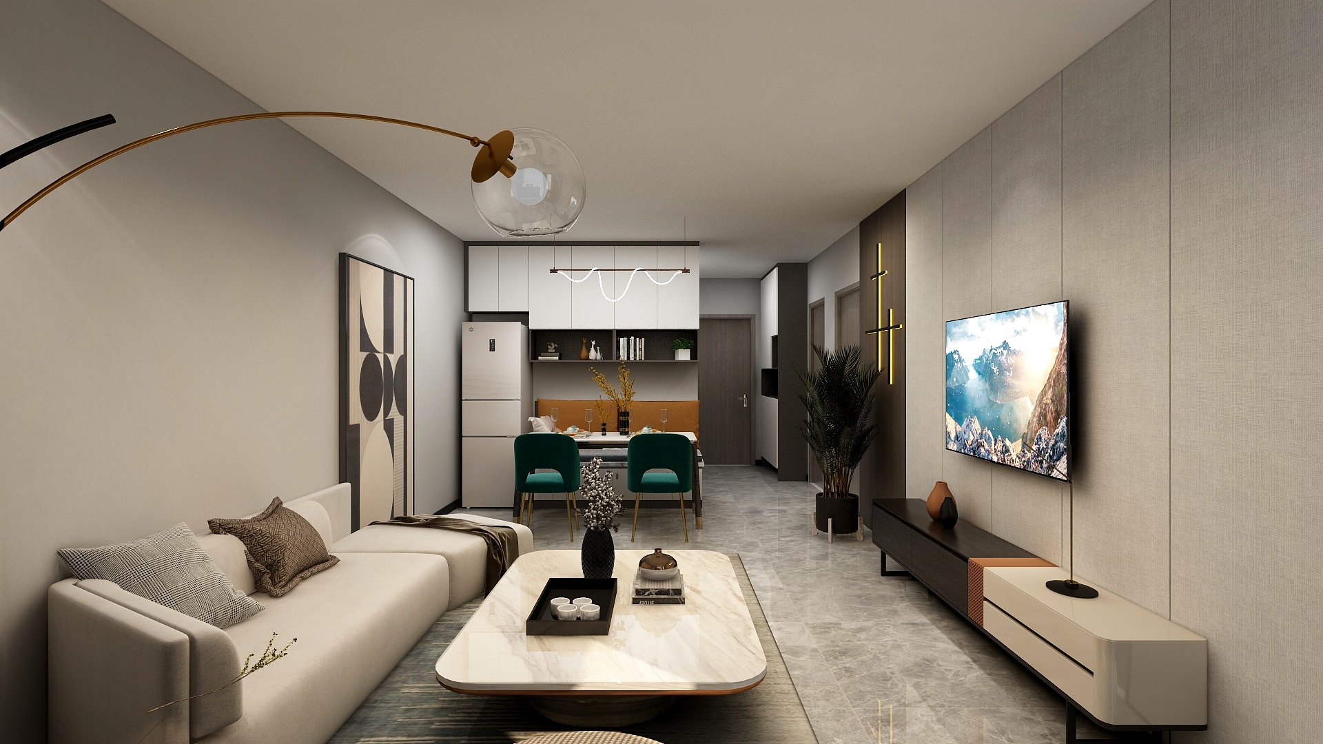 等海归-雁滩家园-装修设计方案