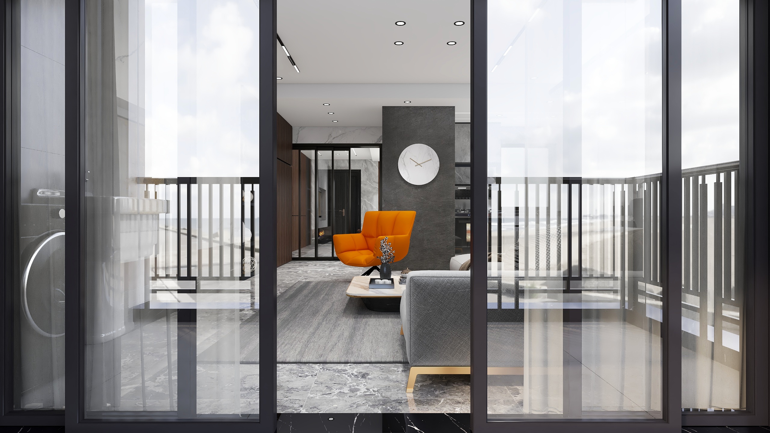 姚荣耀-现代简约装修效果图