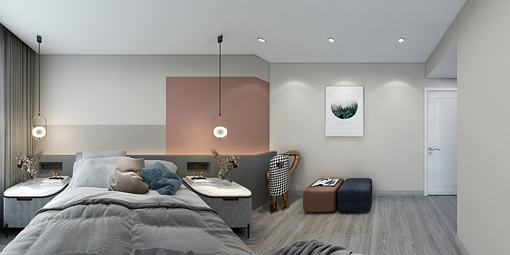 大设-130平现代主卧-装修设计方案