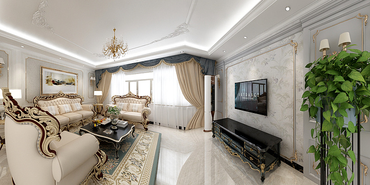 李娜咿呀呀-德林华府欧式--李娜-装修设计方案