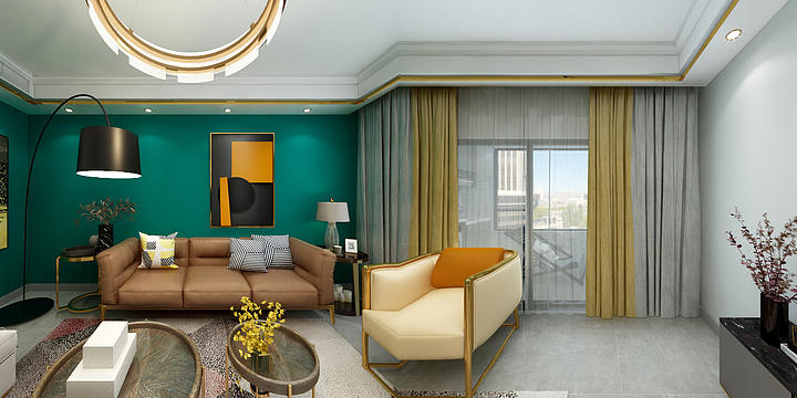 设计师秦思玮-孔望书院（轻奢）-装修设计方案