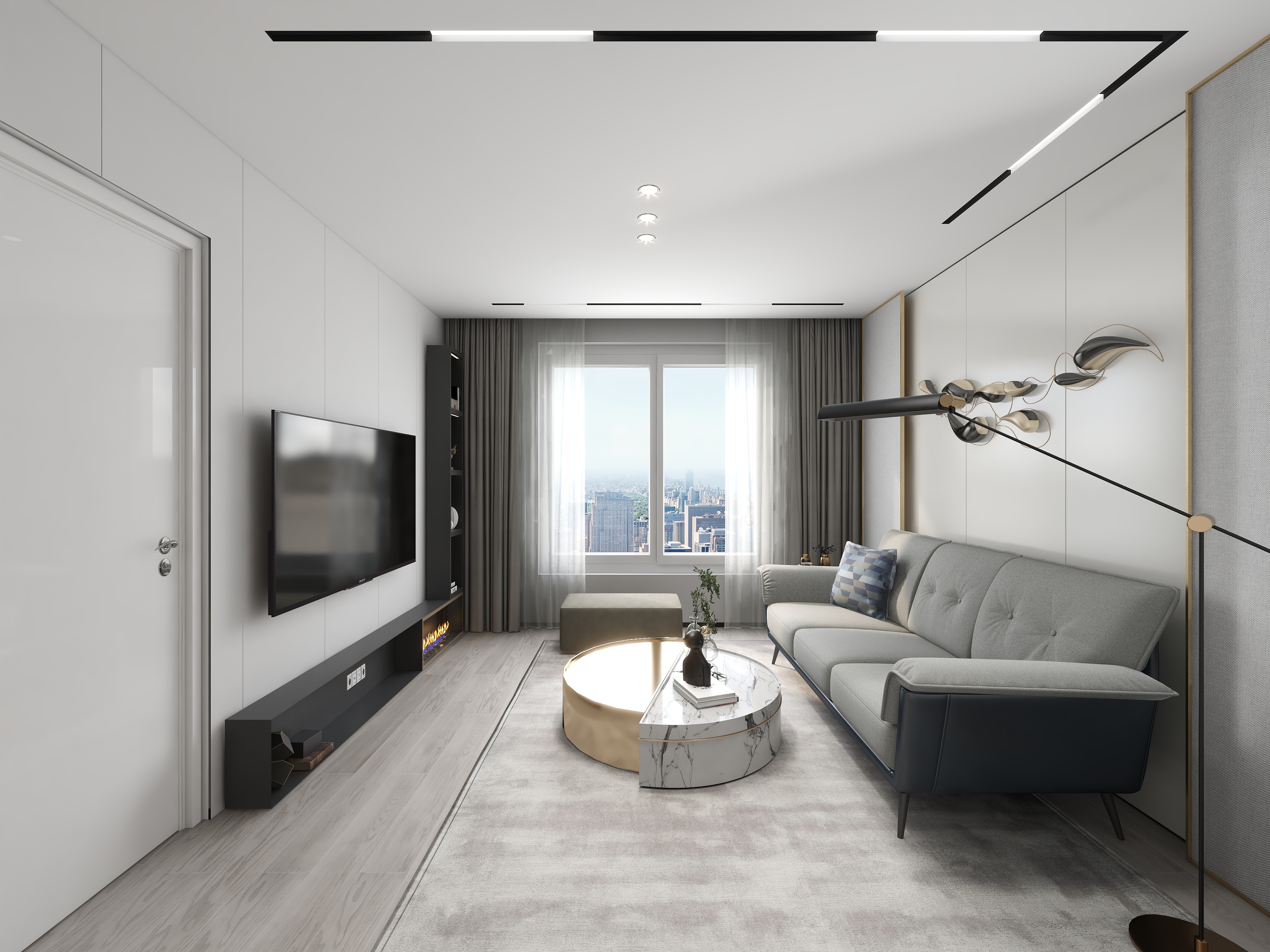 住宅设计原创-洛悦苑装修效果图