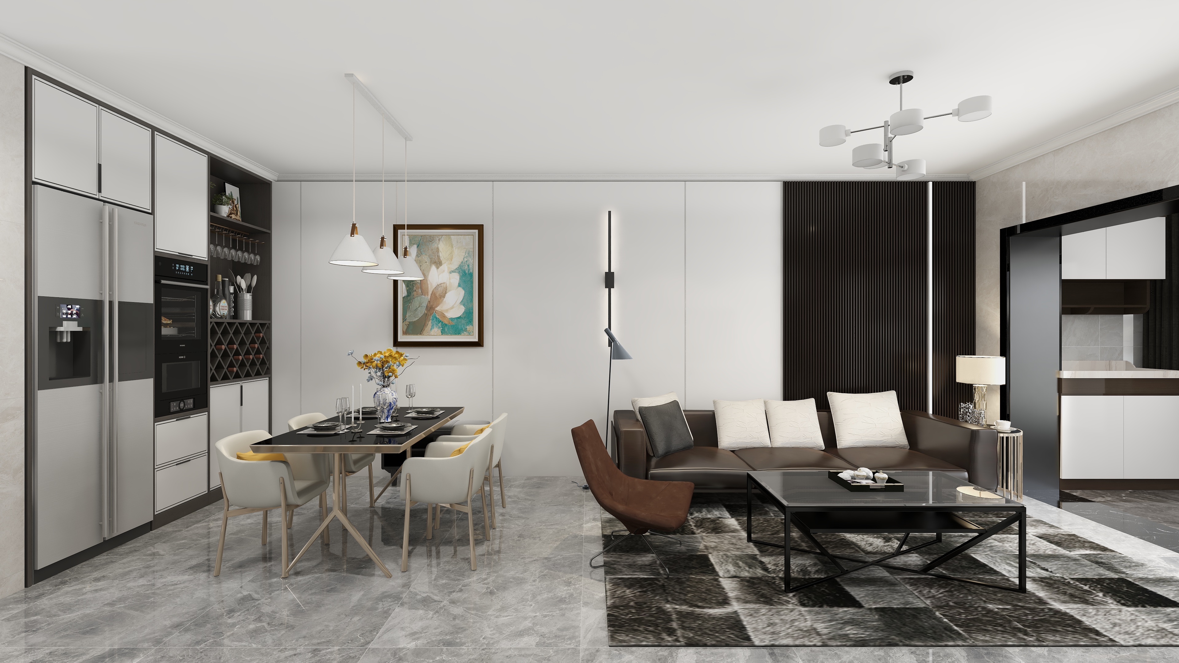 TSY设计-现代轻奢--世贸御龙府-装修设计方案