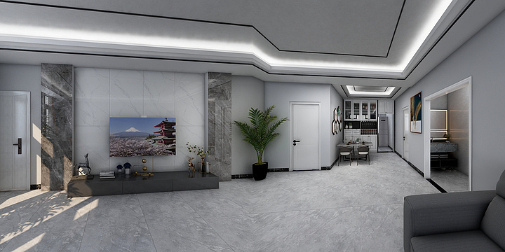 汇亚瓷砖昭通店-旧圃高师-装修设计方案