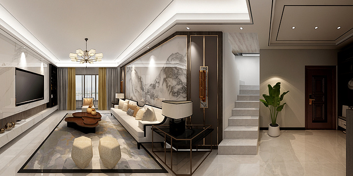 合肥设计师海青-新中式-装修设计方案