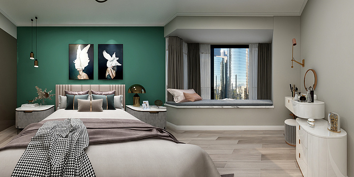 杜洪云-孔雀城16栋1单元2203-方案2-装修设计方案