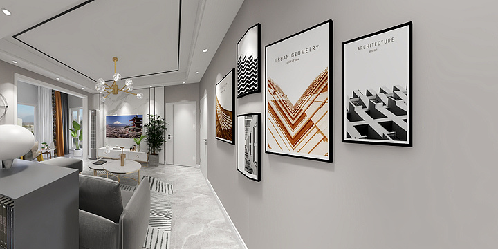 杨倩-张哥2-2-1002现代-装修设计方案