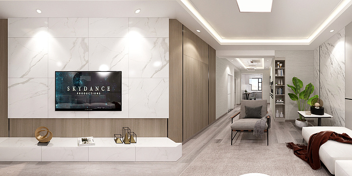 淡陌丶-静思-现代风格-装修设计方案