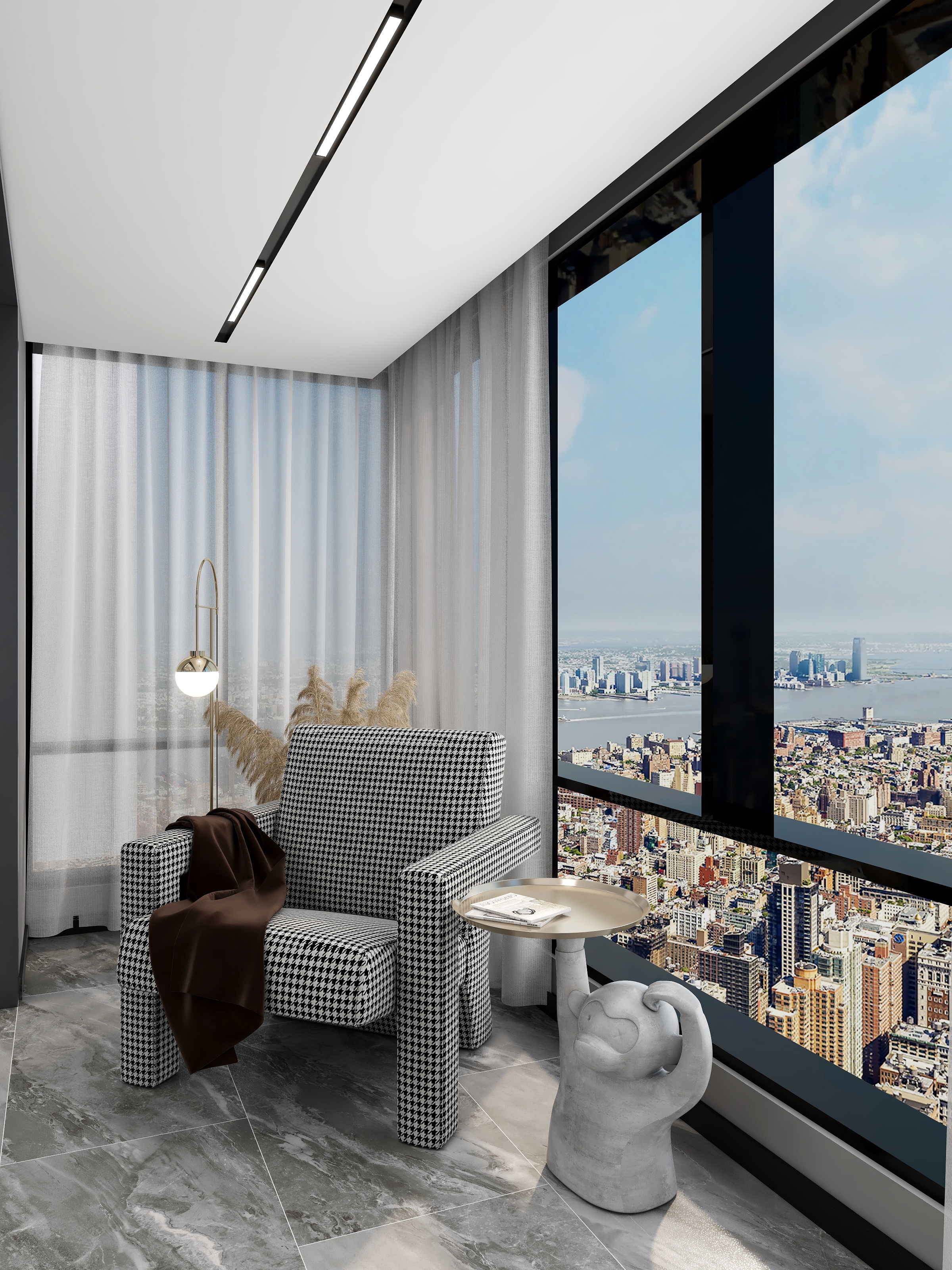 仁寿凡象工作室-中铁颐禾公馆跃层-装修设计方案