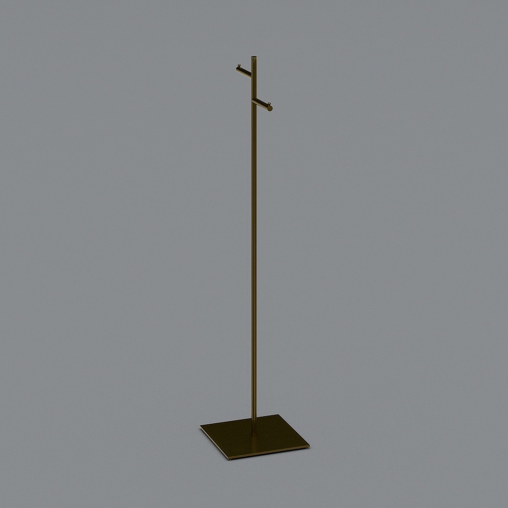 方板衣帽架3D模型
