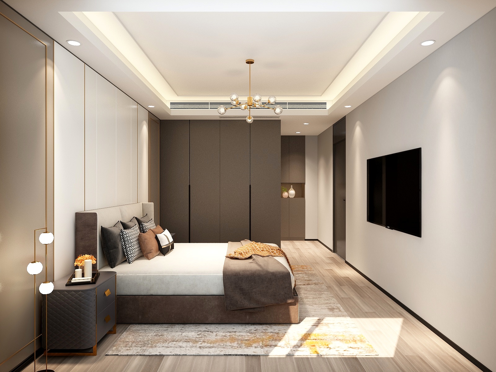 STARS星空设计-117方现代轻奢两厅三居装修效果图