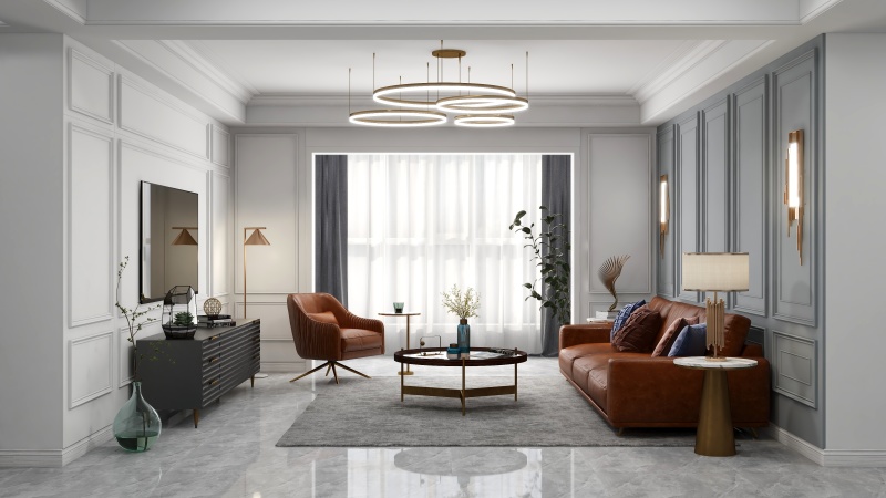 Modern Minimalist Living Room with Elegant Touches