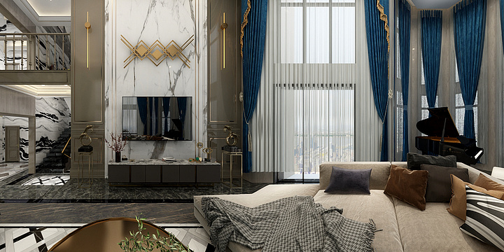 烎设计-叠墅-装修设计方案