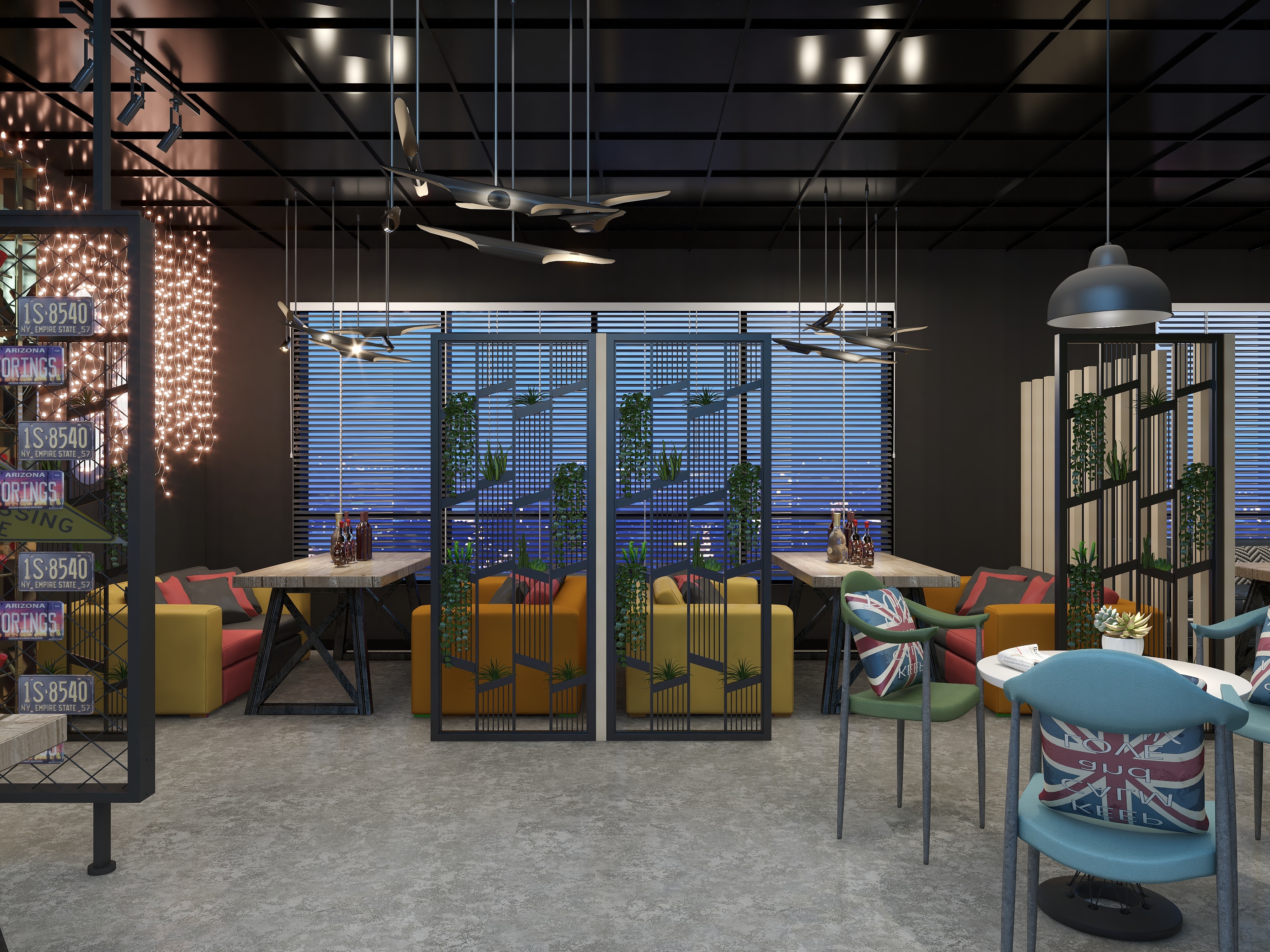 燊达空间-胡同音乐餐厅装修效果图