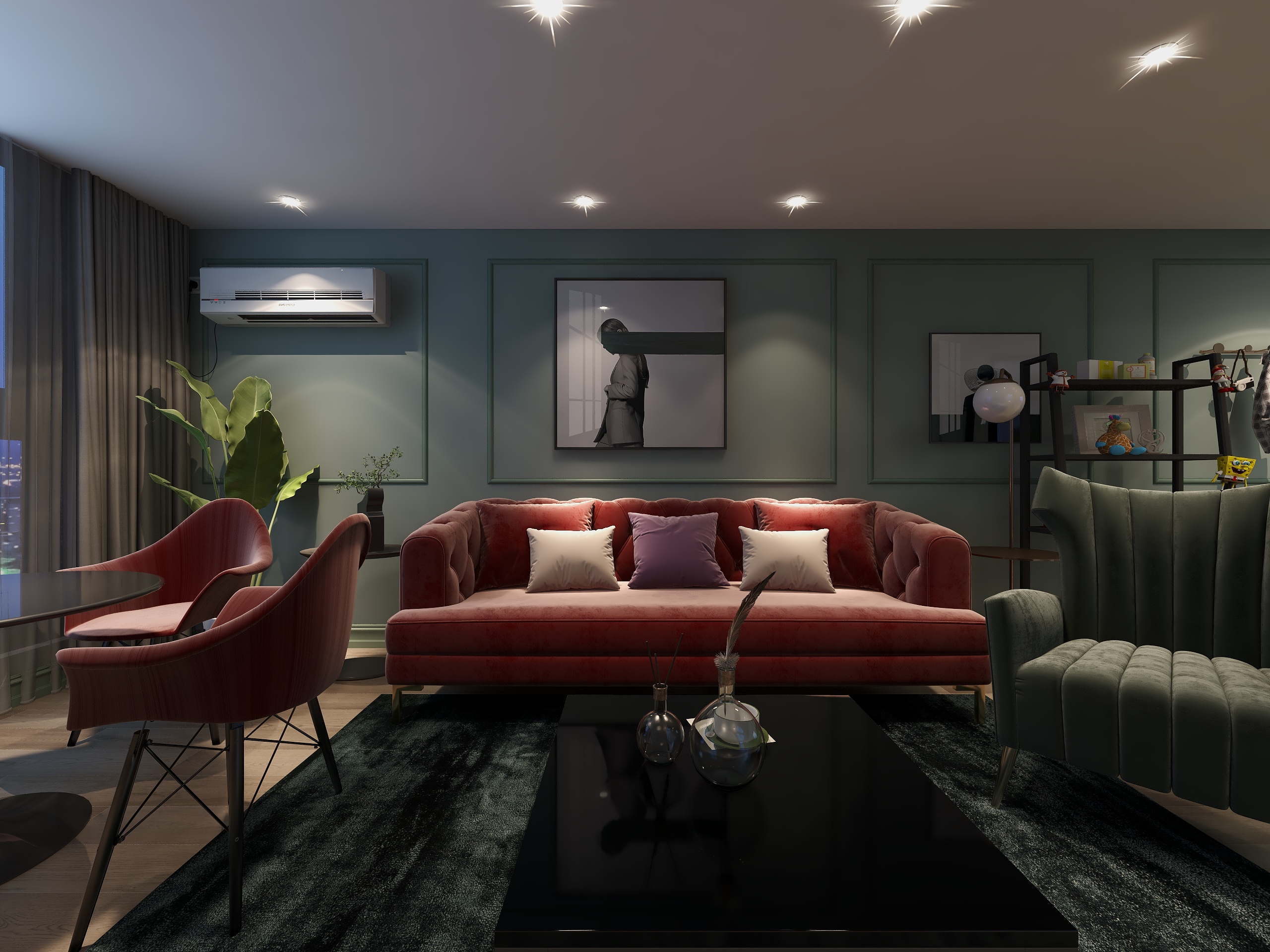 慧慧|设计师-LOFT60平公寓两居室现代风（运河公寓401）-装修设计方案