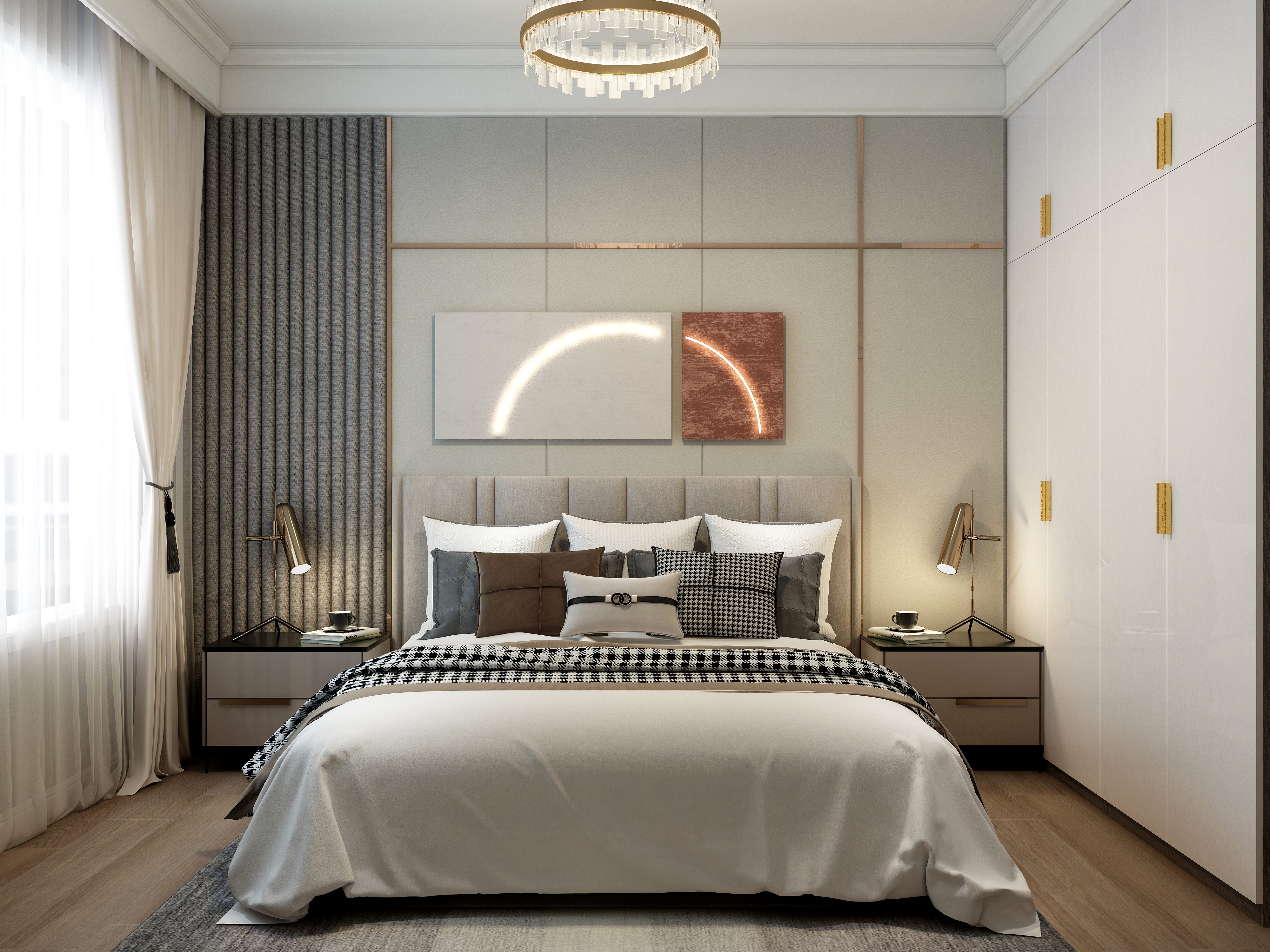 庄育霖-现代轻奢装修效果图