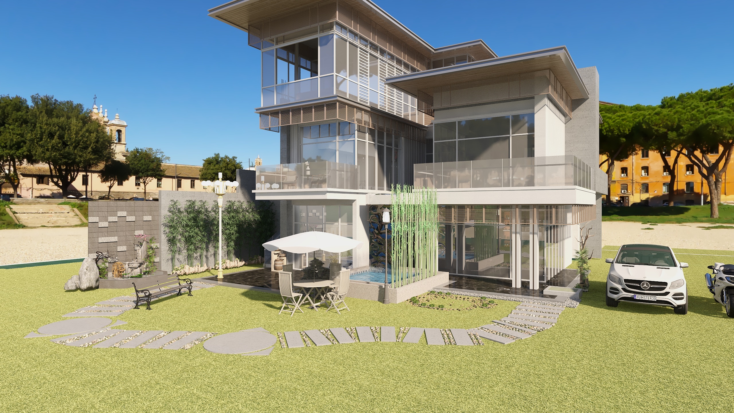 常泽平-别墅景观-装修设计方案