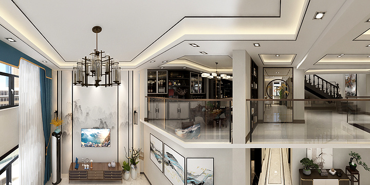 王玲设计工作室-正友装饰壶镇移民库3区48栋效果图-副本-装修设计方案