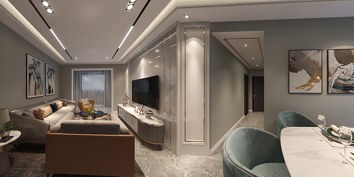 廖威LW-花间集傅姐-装修设计方案