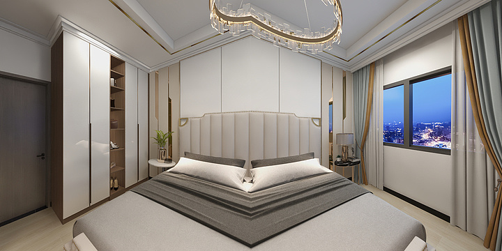 设计师刘摇-力创・天籁福-装修设计方案