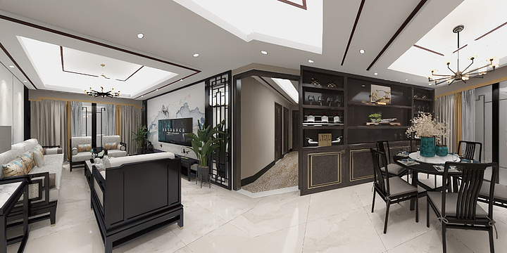 青云tEwD-荷城嘉园142平新中式 廖工-装修设计方案