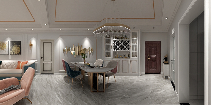 锦蓝装饰-奥园3-1-501-装修设计方案