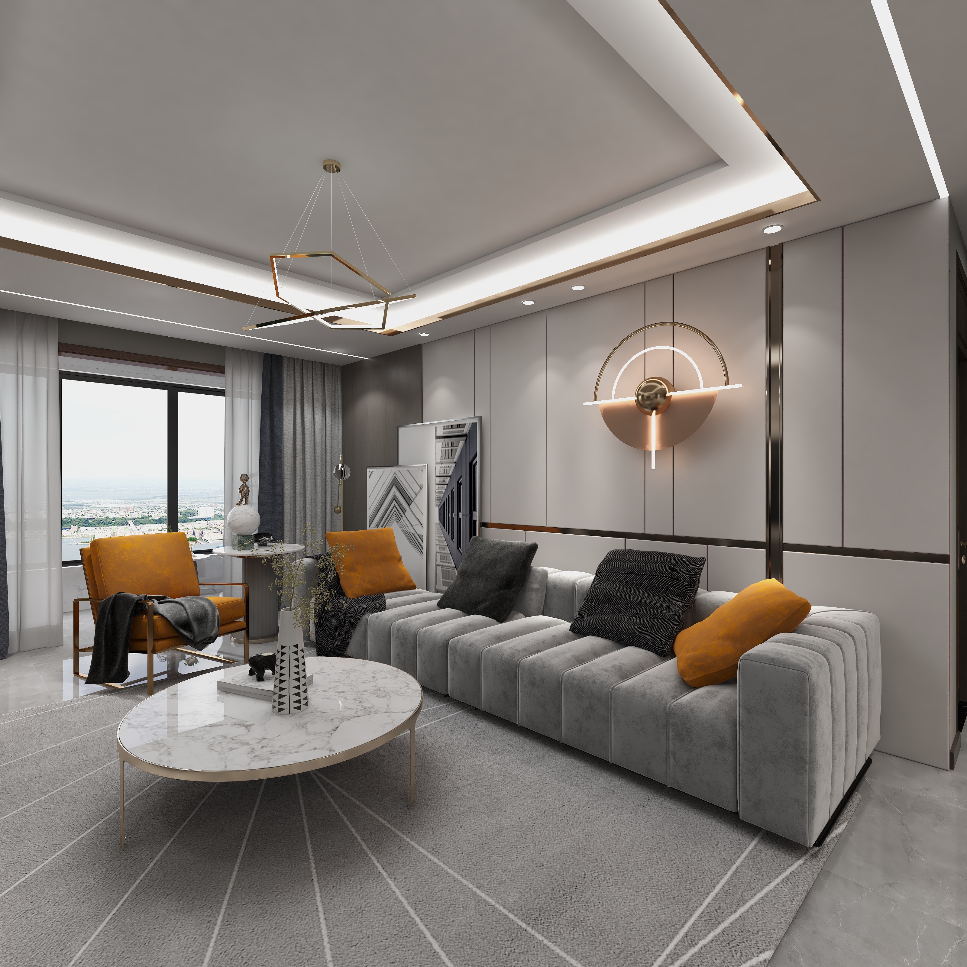 绘美居-现代简约装修效果图