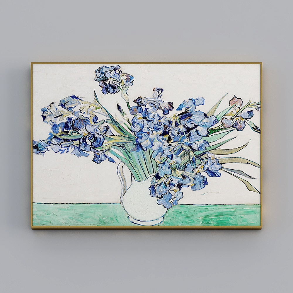 海龙红-欧式风格-客厅卧室装饰画-梵高名画合集