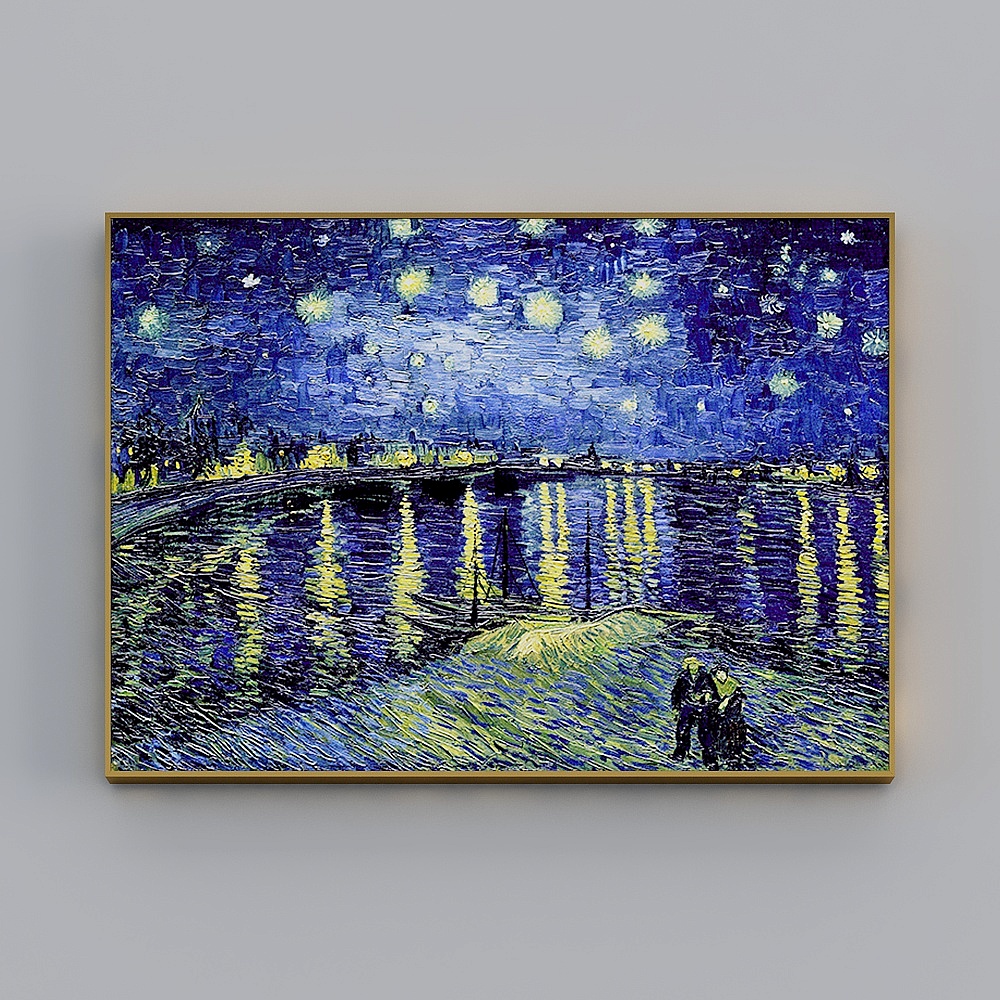 海龙红-欧式风格-客厅卧室装饰画-梵高名画合集