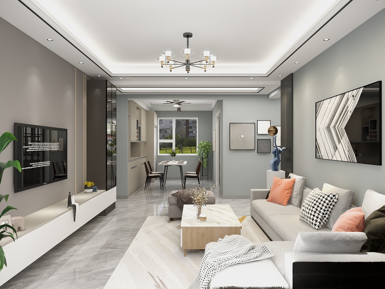 淘宝搜友诺设计-现代简约装修效果图