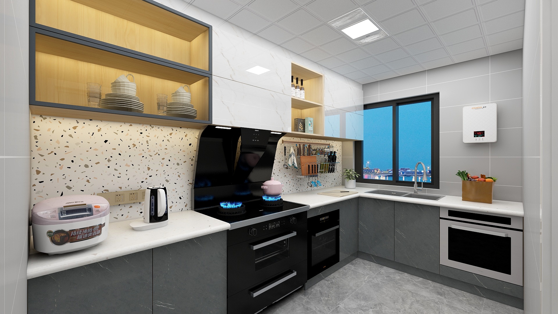 一八八啊九六五二二二五零-156m2现代轻奢四居室装修效果图