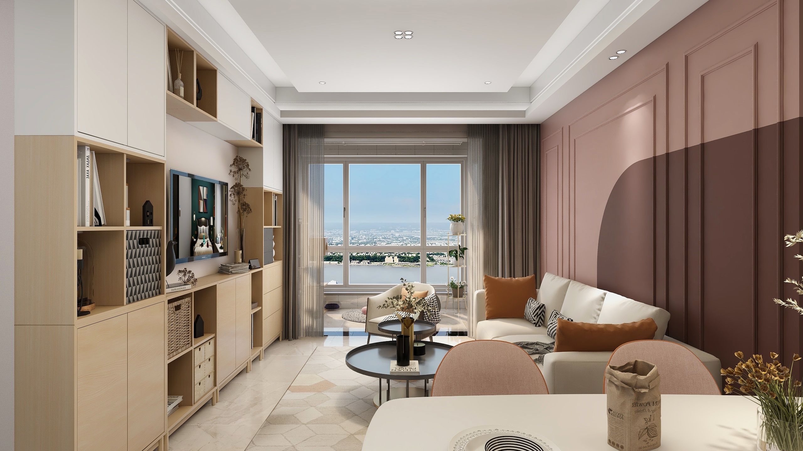 小虎设计-德信海德公园83.00㎡A2-装修设计方案