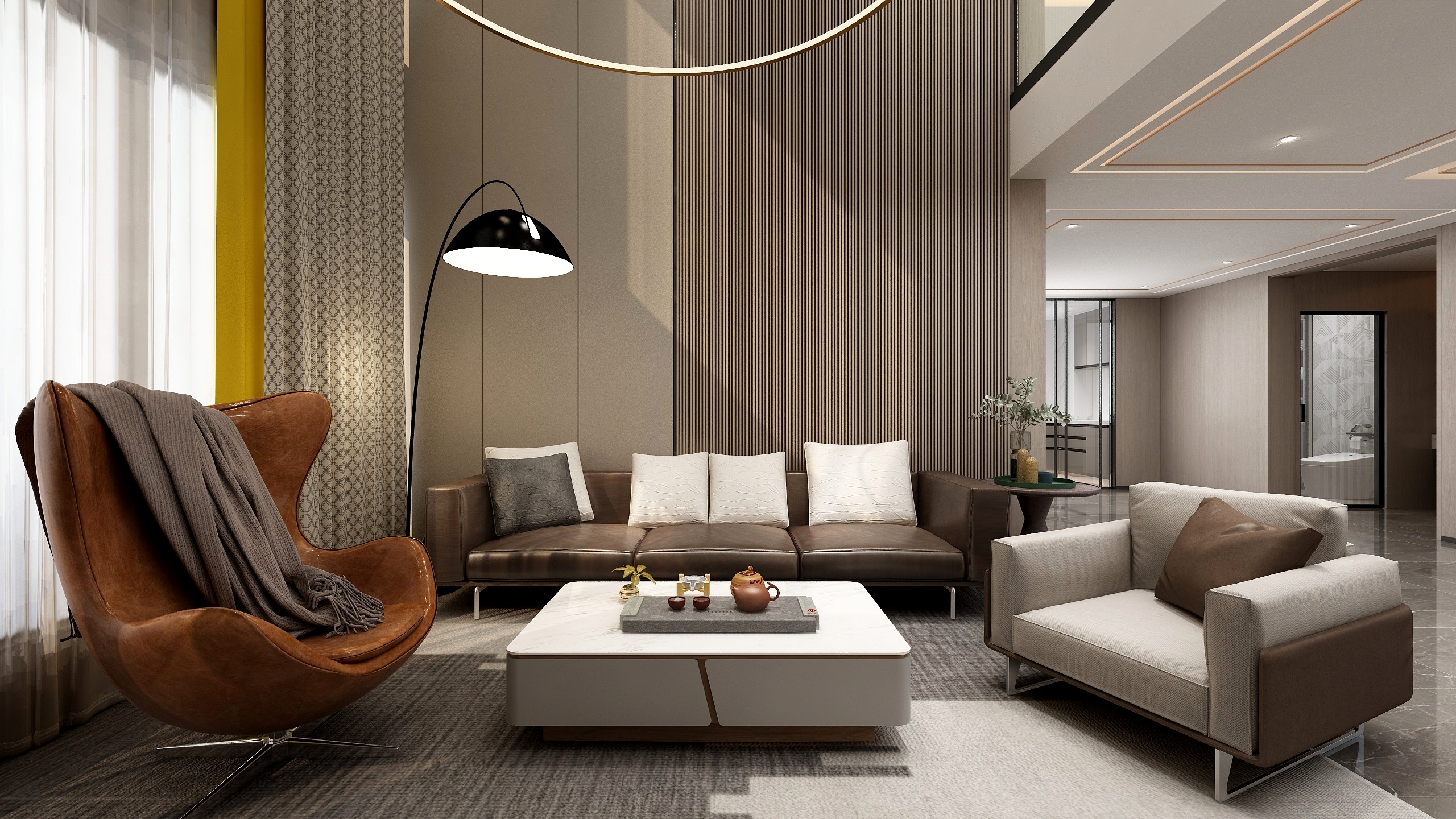 定北北-（山海）—轻奢—300平双层别墅-装修设计方案