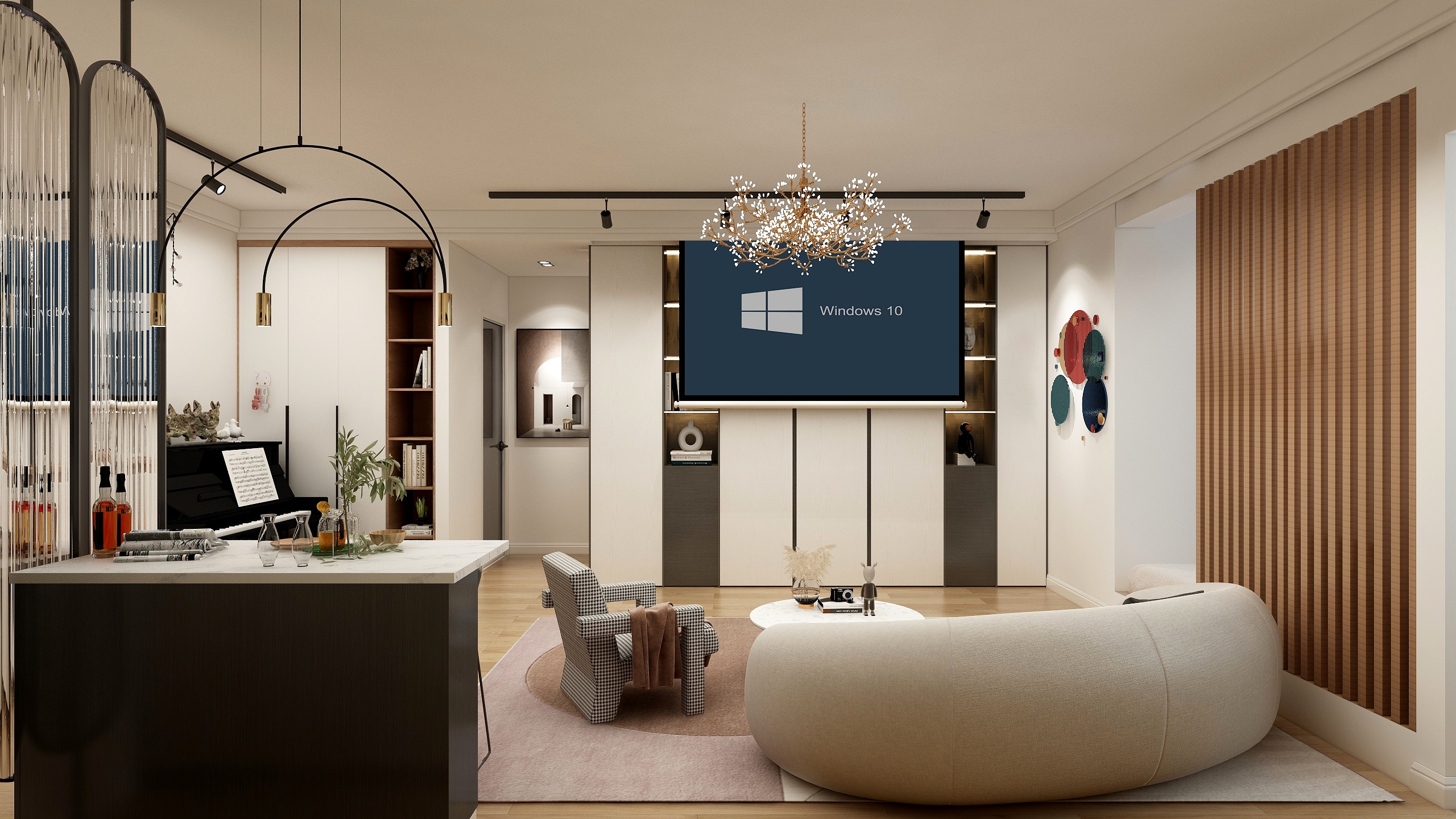 晓茹呀-首邑上城—电视背景墙高柜-装修设计方案