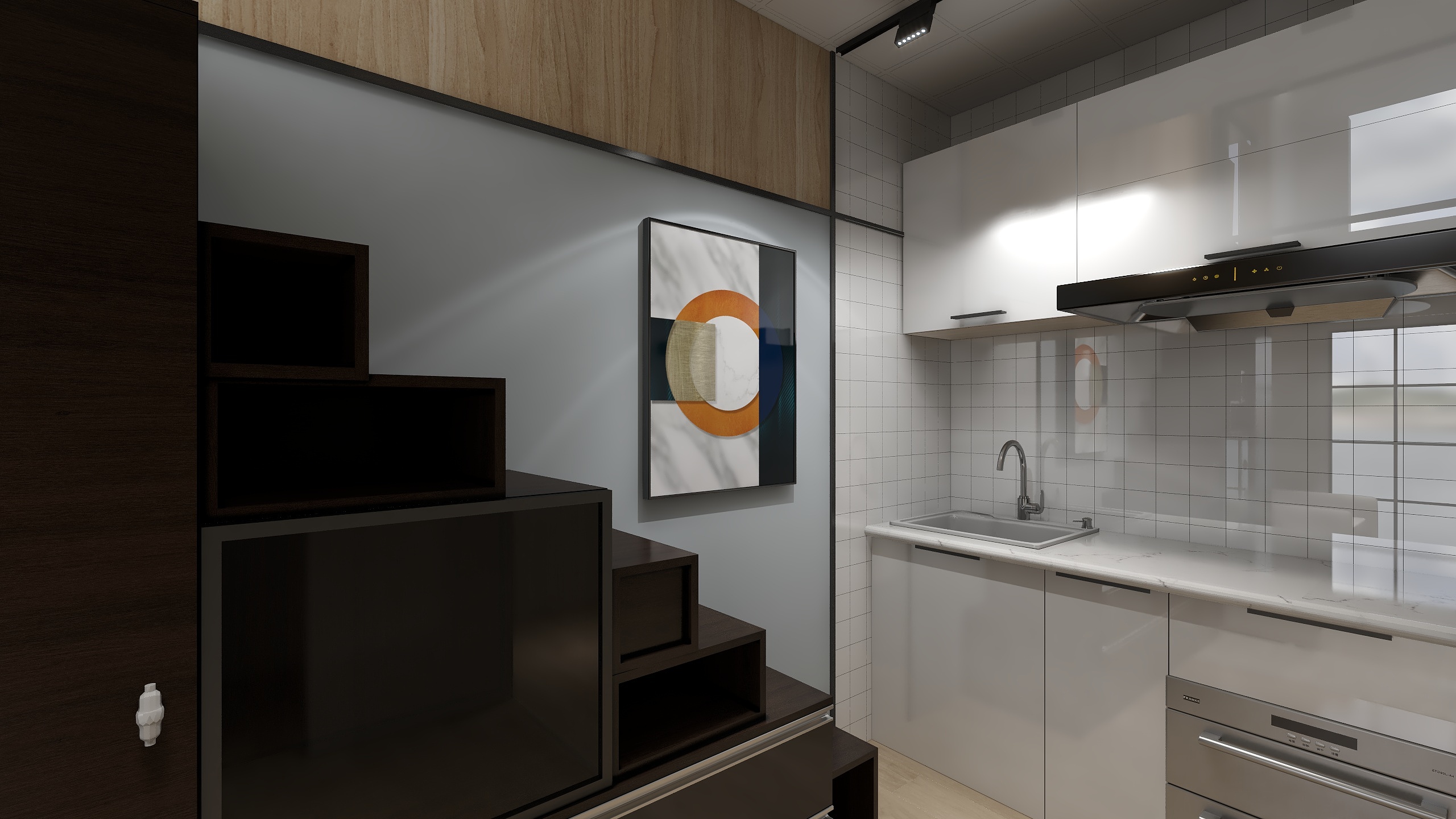 首席设计师何冰-红磡啟岸A2plan1-装修设计方案