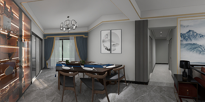 壹凡YIFAN-天娇御景二期7栋1单元201房-装修设计方案