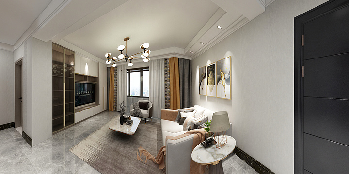 徐州维意oKPe-赵女士雅居效果图-装修设计方案