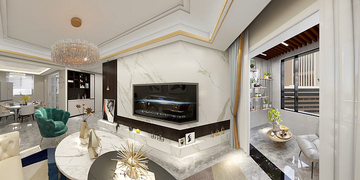 LY室内外别墅设计-长治市星湖湾-装修设计方案
